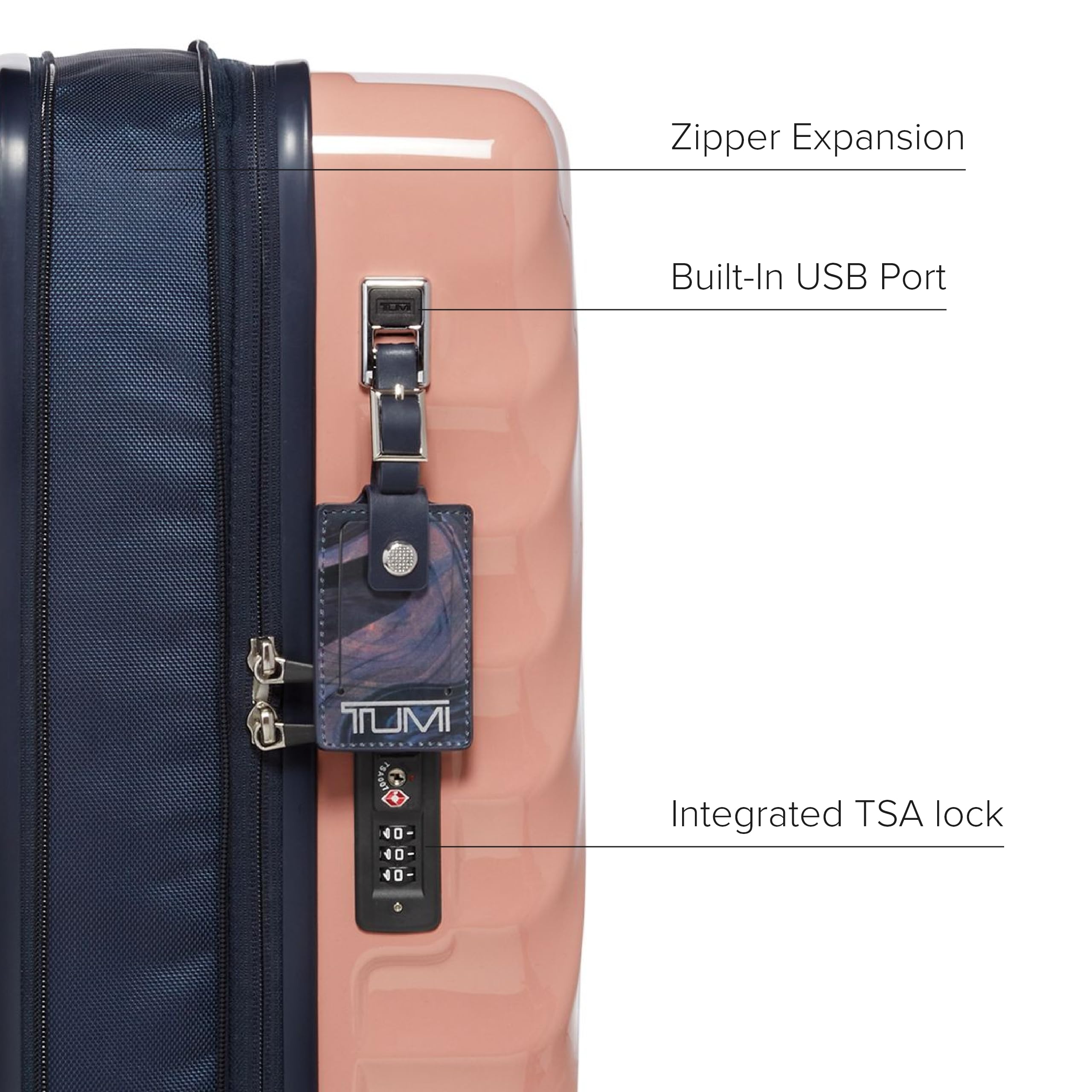 Blush/Navy Liquid Print