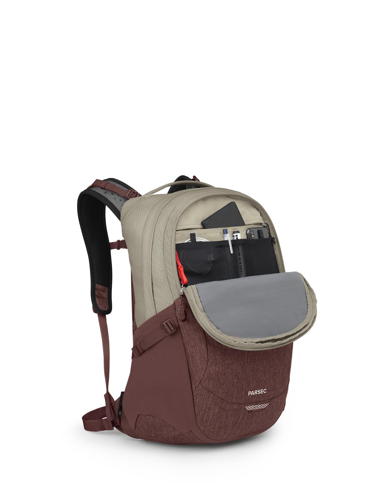 Sawdust Tan/Raisin Red