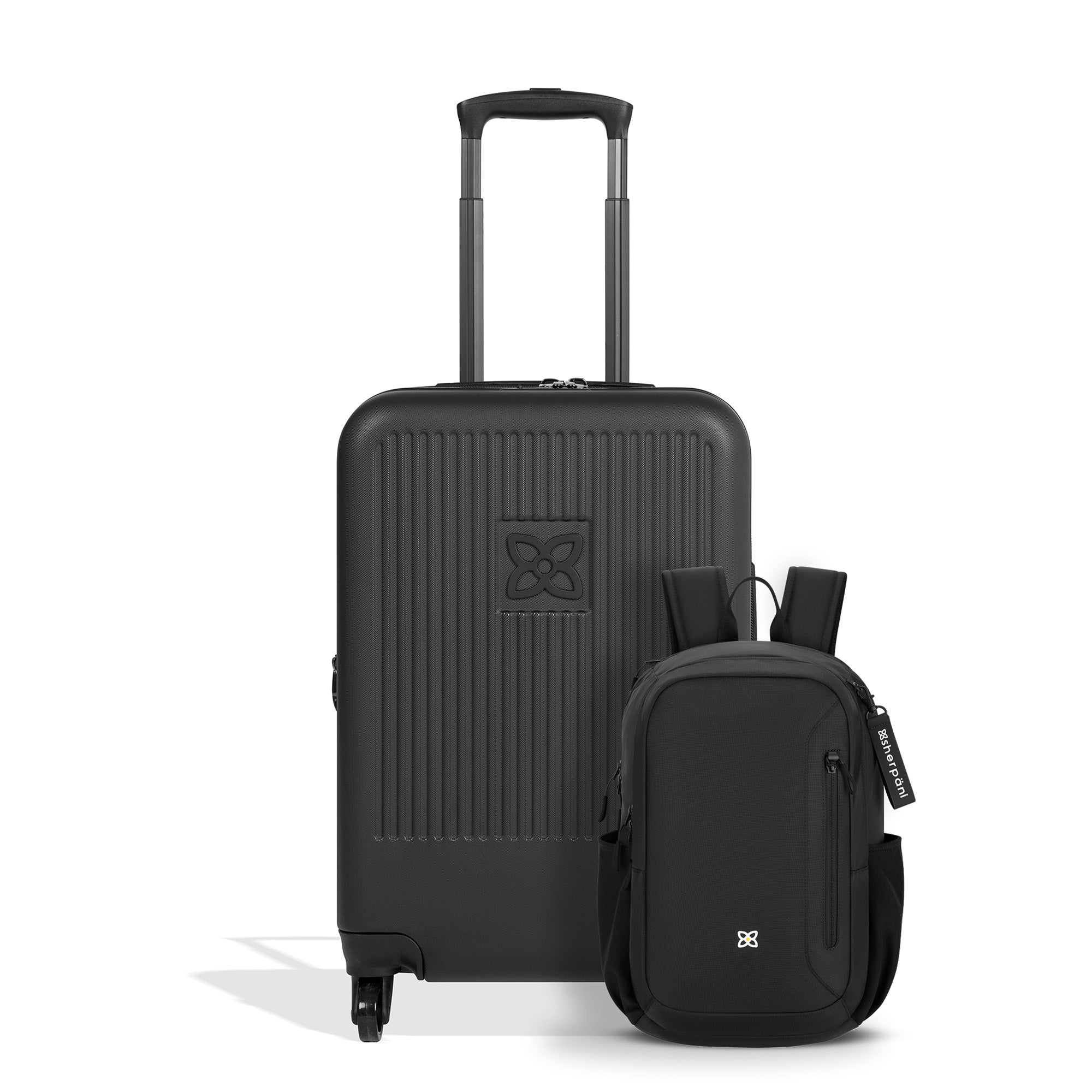 Sherpani 2-Piece Set Getaway 22L Travel Backpack & Meridian 22 Inch Carry On Luggage Sherpani 2-Piece Set Getaway 22L Travel Backpack & Meridian 22 Inch Carry On Luggage