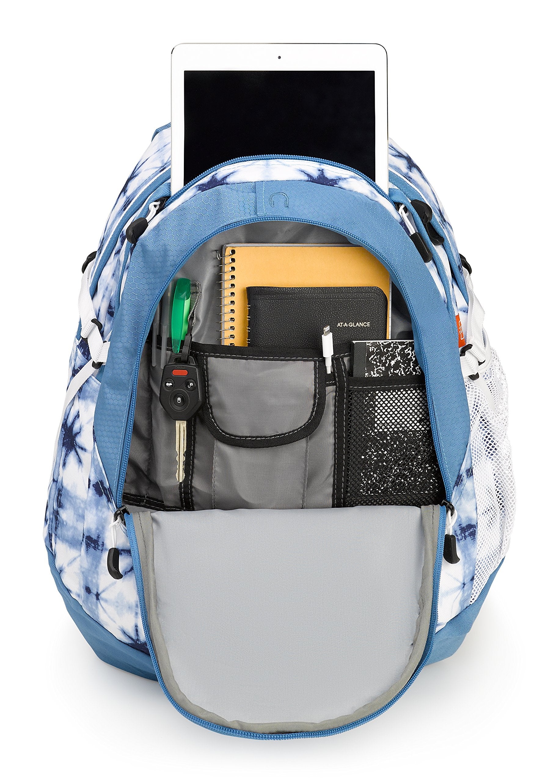 Indigo Dye/Mineral/White