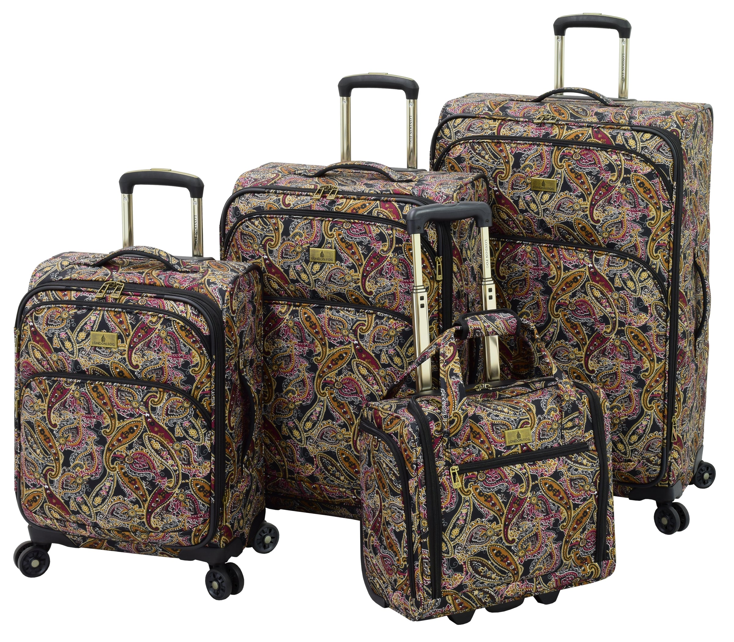 Black Gold Plum Paisley