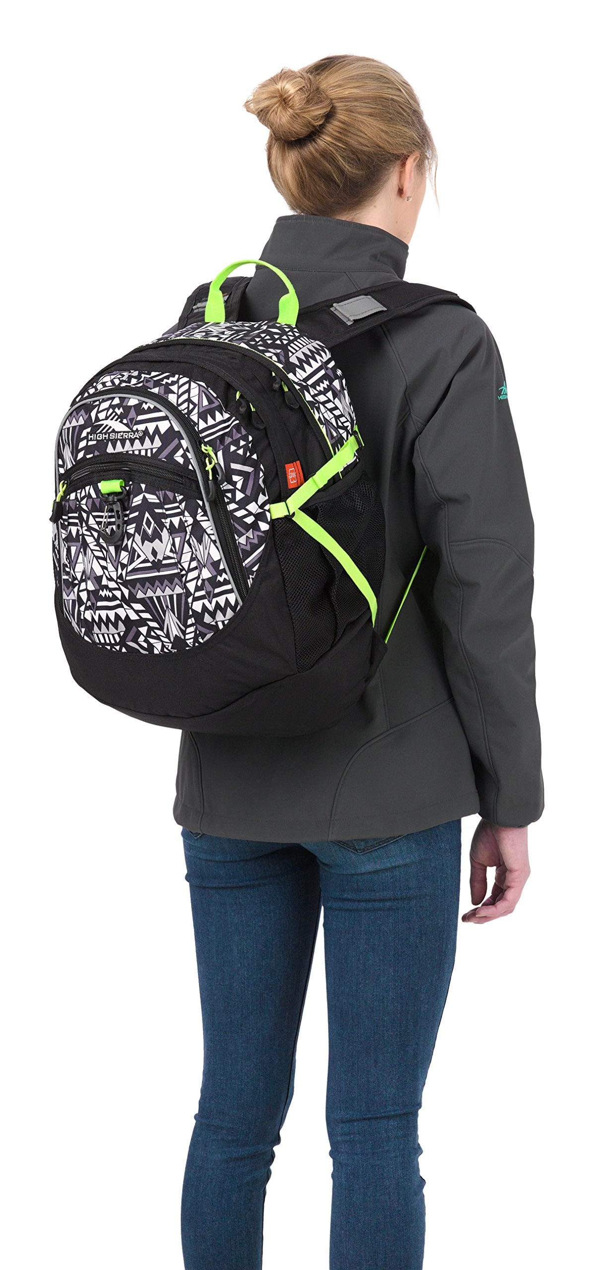 Geo Weave/Black/Zest