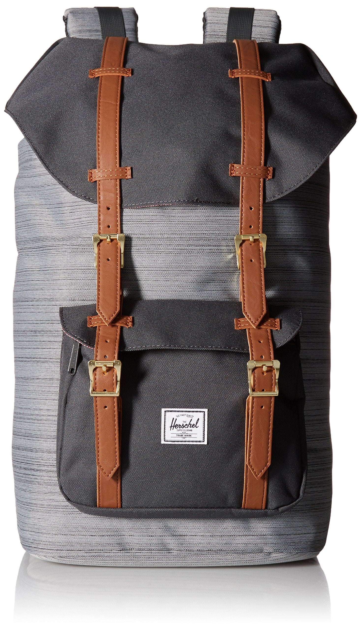 Multi Crosshatch/Dark Shadow/Tan Synthetic Leather