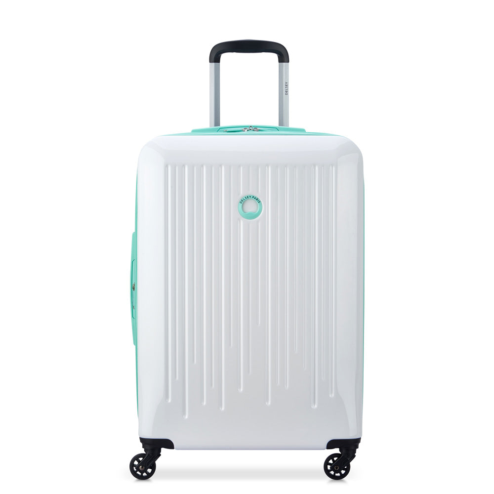 White with Teal trim