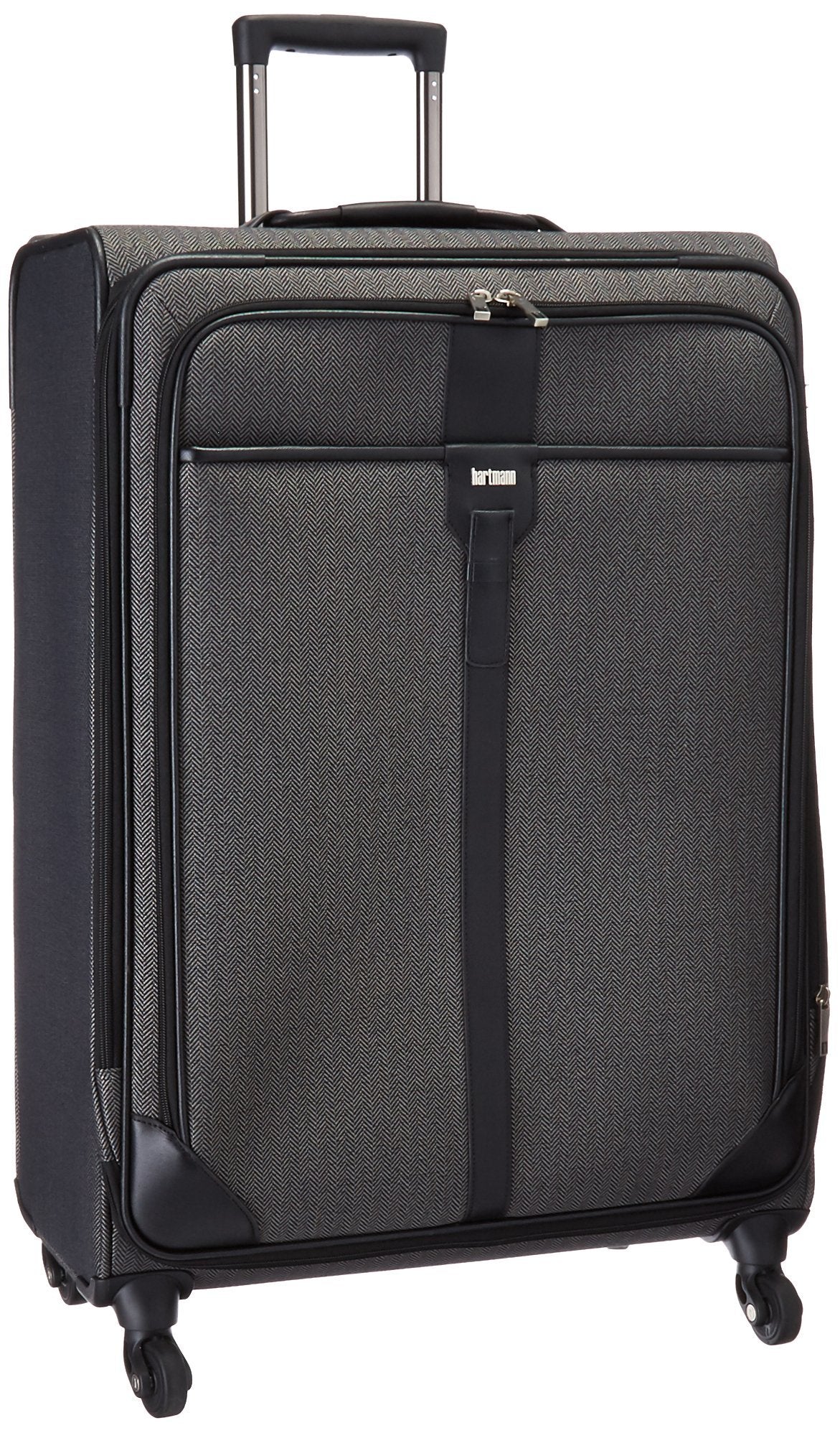 Hartmann Herringbone Luxe Softside Long Journey Expandable Spinner