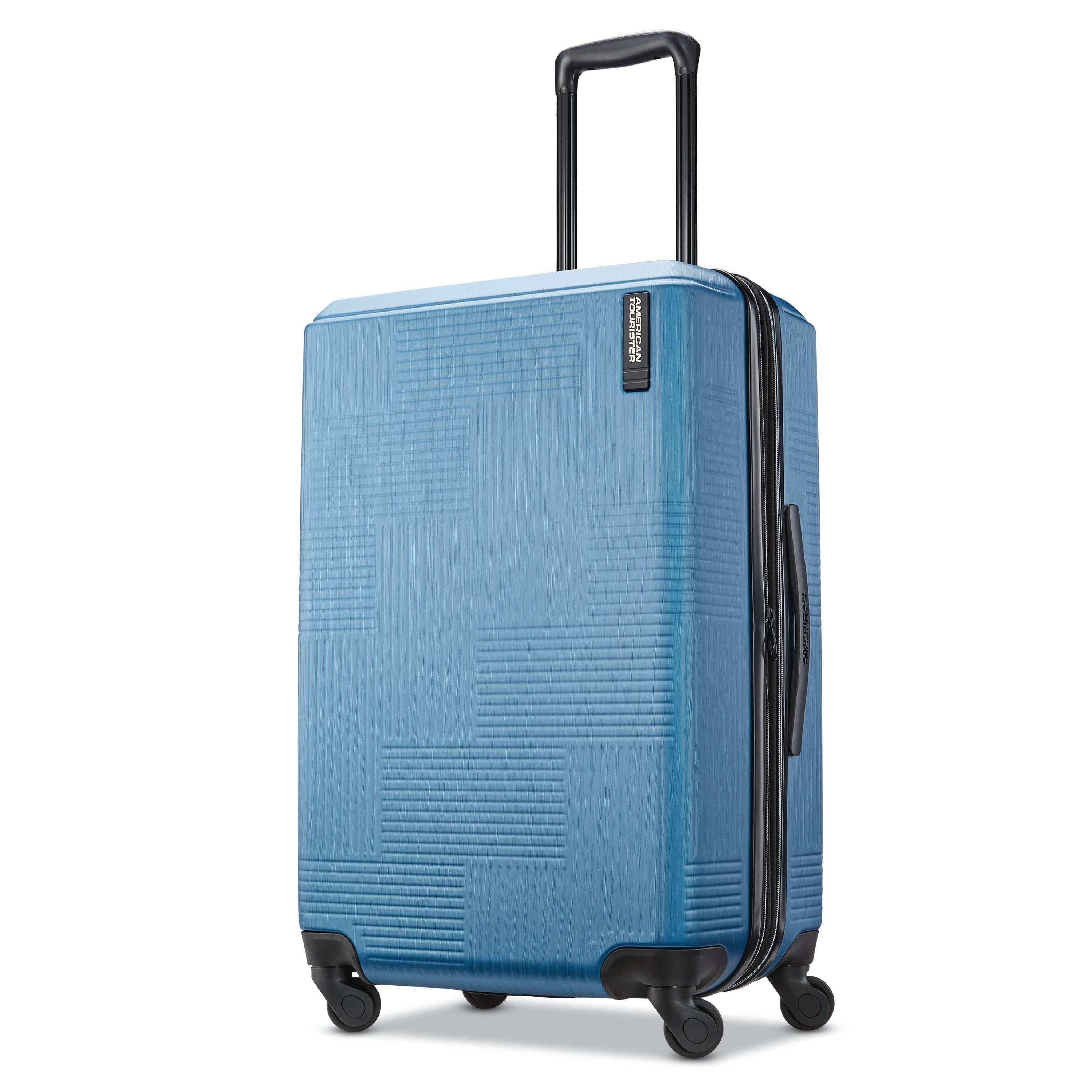american tourister 24 inch travel duffel bag American Tourister Stratum XLT 25" 4-Wheel Medium Luggage – Luggage Online