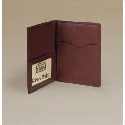 Osgoode Marley Cashmere Passport Cover - Brandy