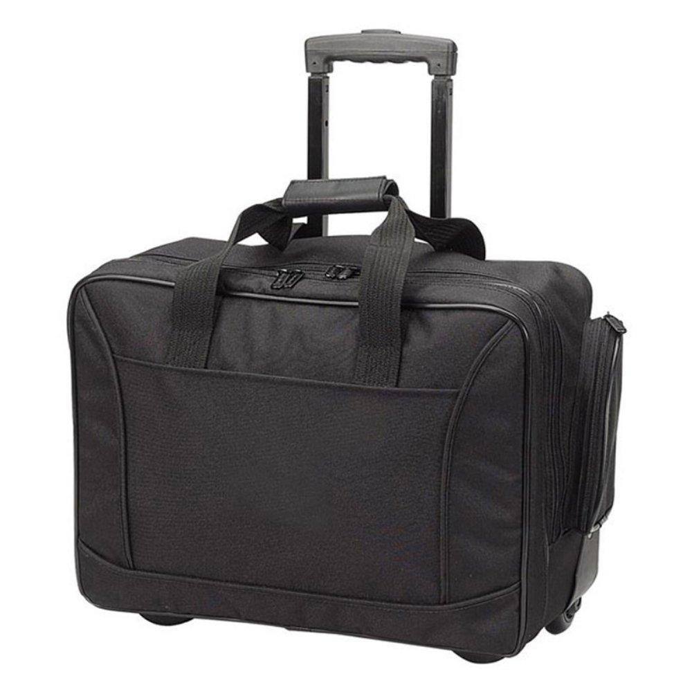 15 Laptop Scan Express Wheeled Computer Briefcase, Black