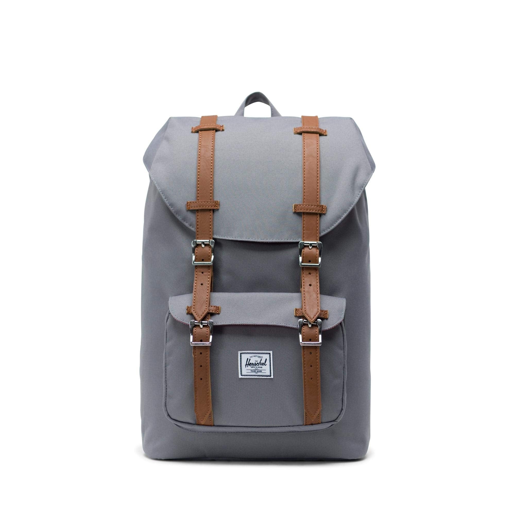 Grey/Tan Synthetic Leather