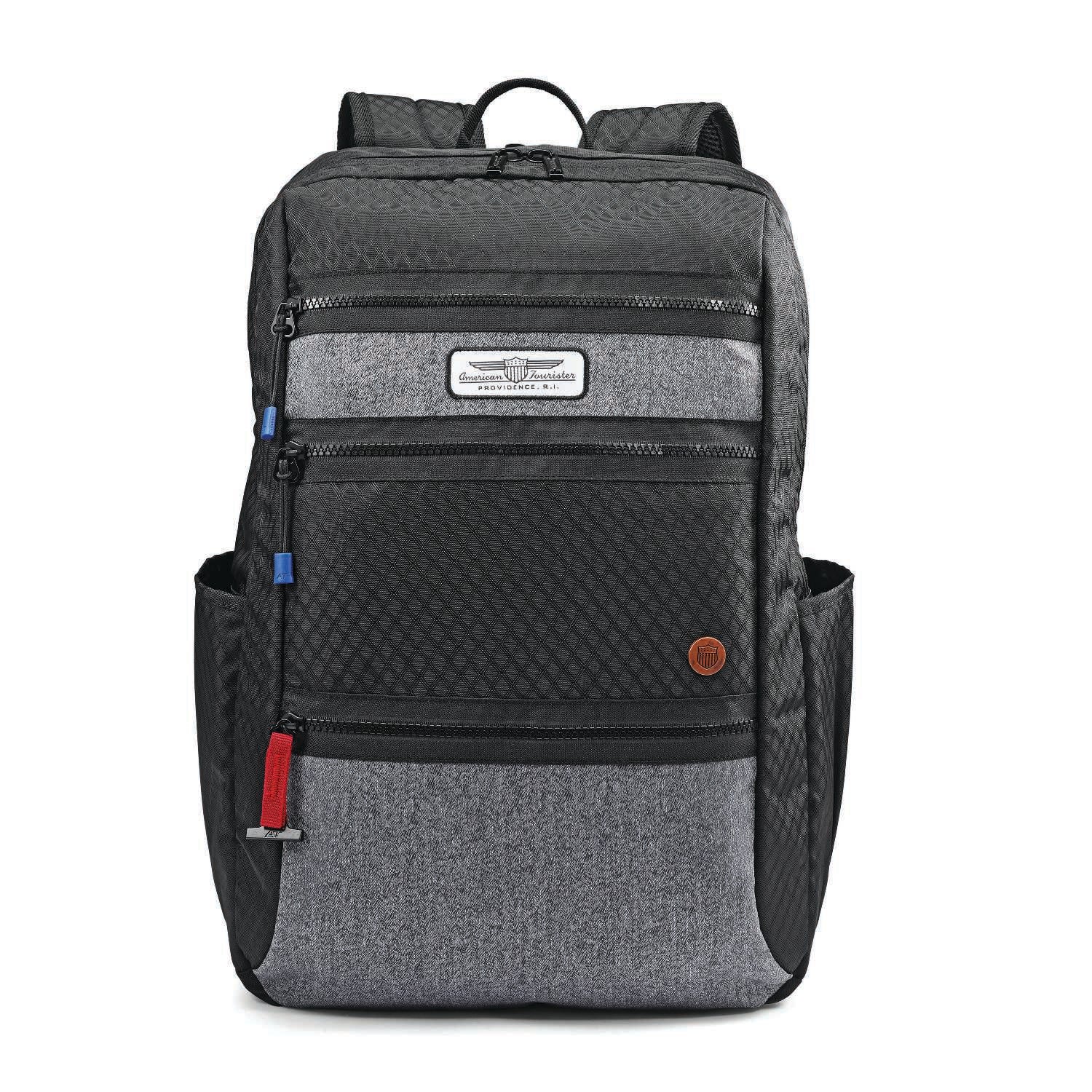 american traveler with backpack American Tourister Straightshooter Backpack – Luggage Online