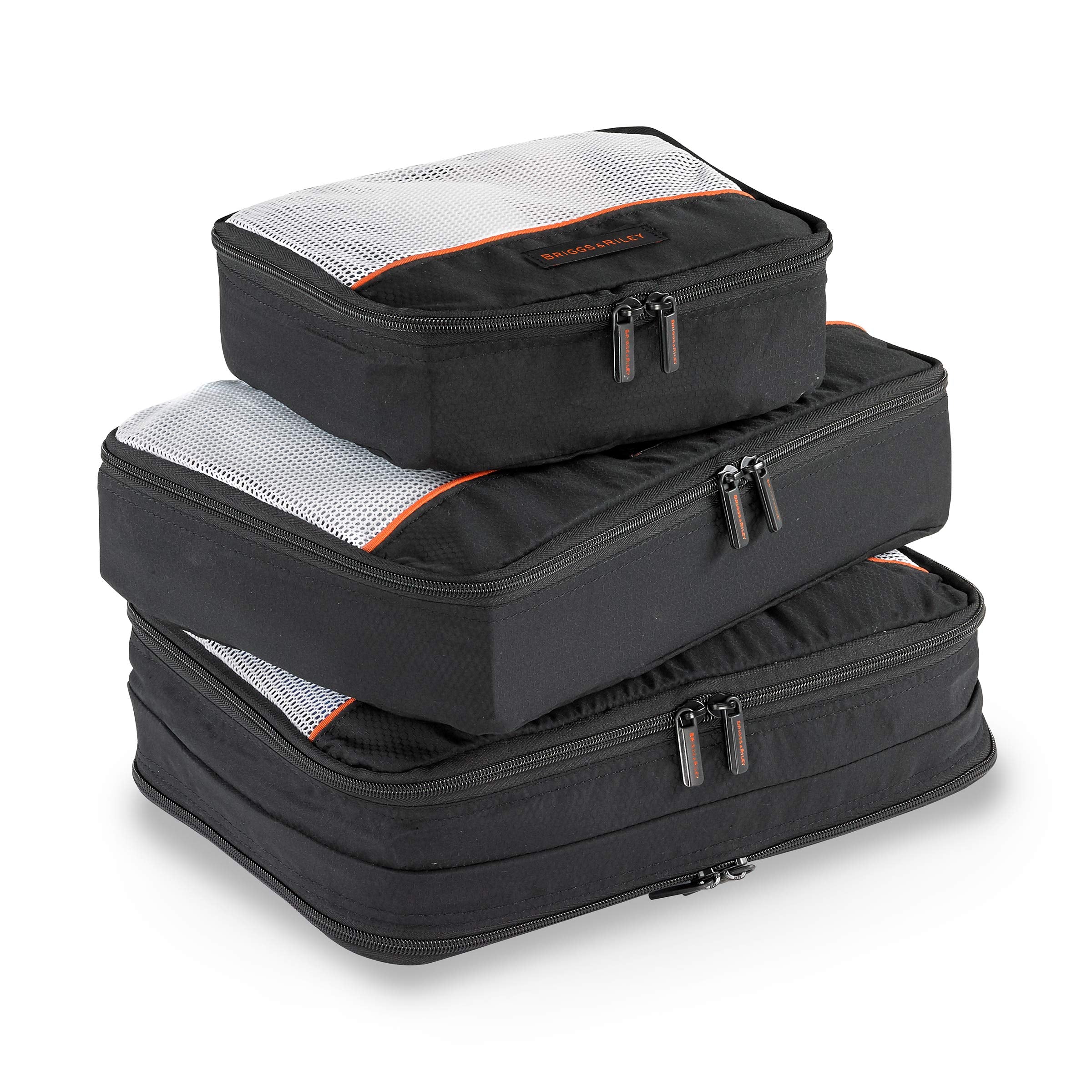 Black Travel Packing Cubes Set