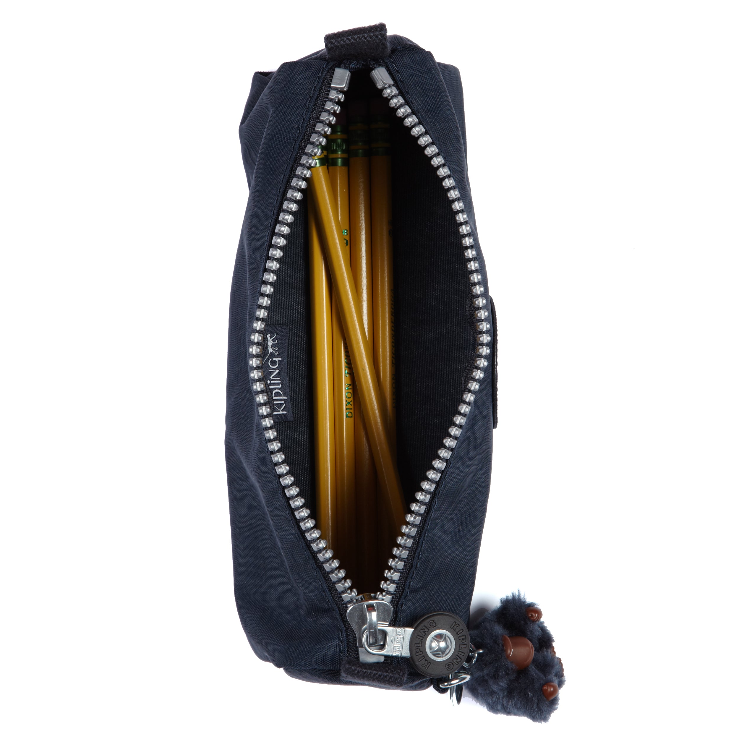 True Blue Silver Zipper