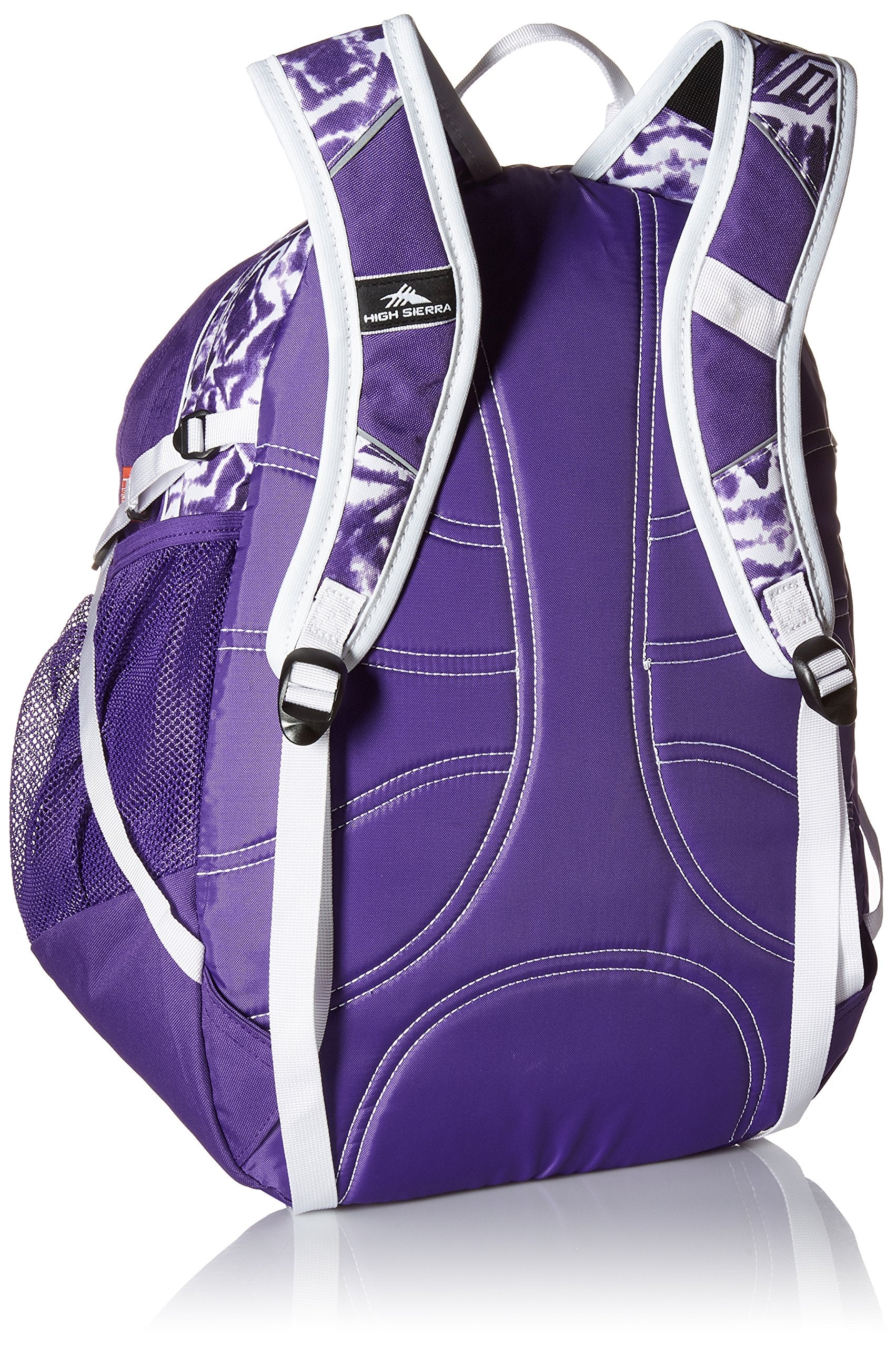 Shibori/Deep Purple/White