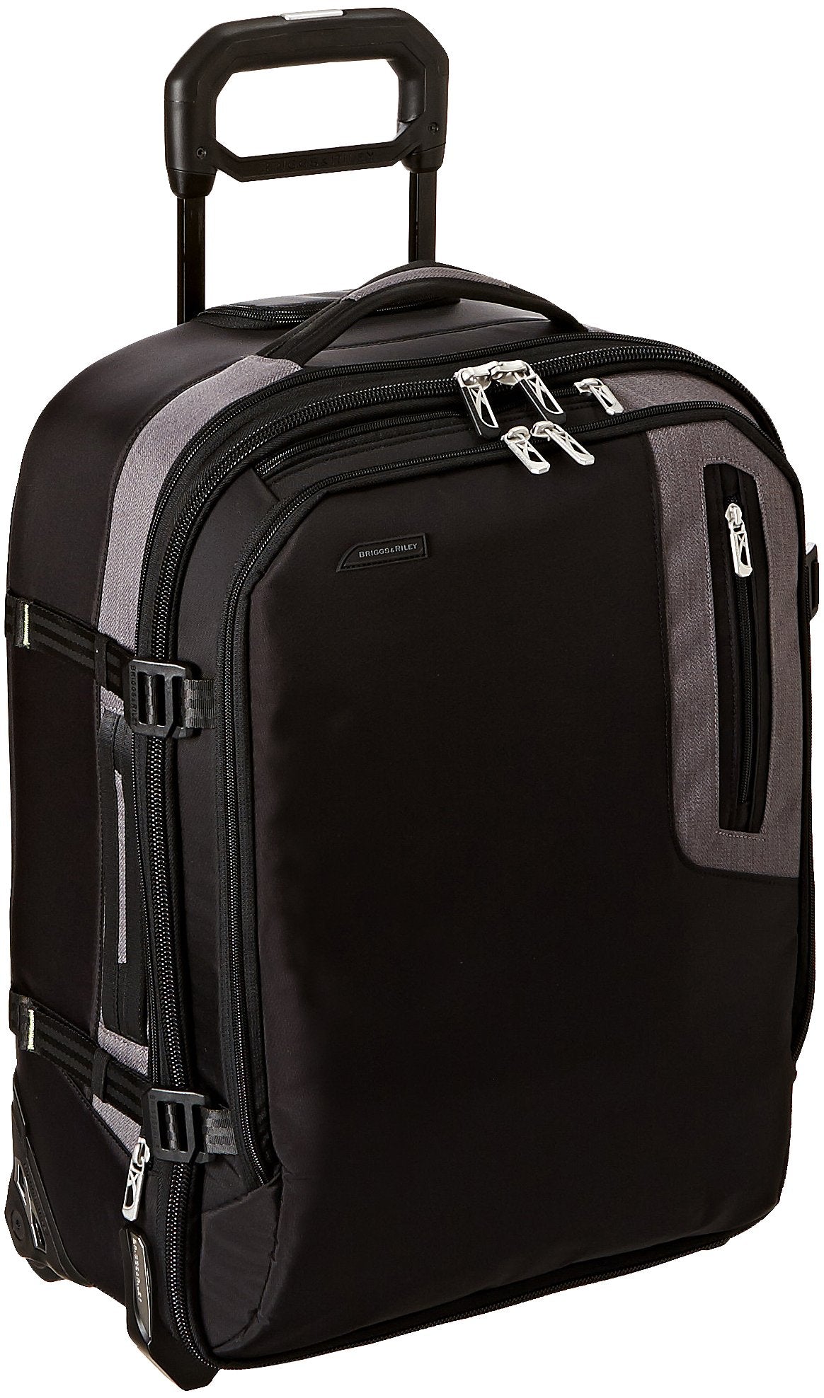 Briggs Riley BRX Explore International Expandable Wide Body Upright Suitcase Black 21