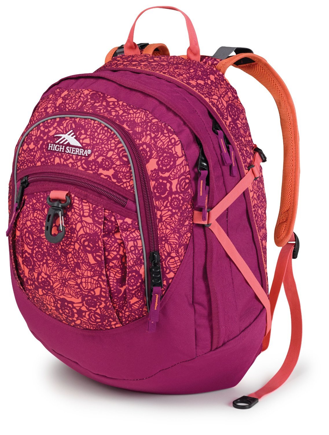 Crochet/Boysenberry/Coral