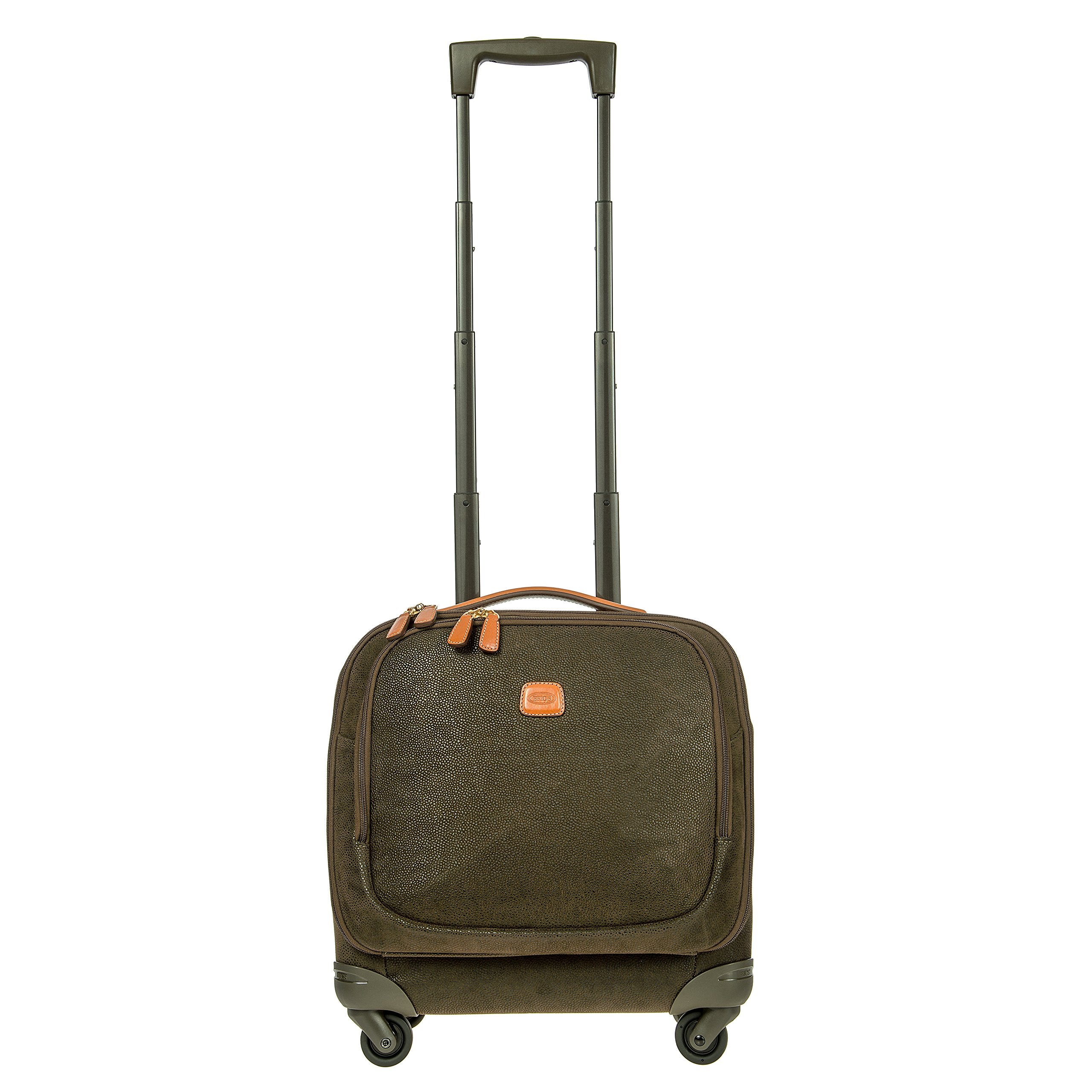 Bric's Ulisse Cabin Expandable Trolley 39 L S Olive Bric's Ulisse Cabin Expandable Trolley 39 L S Olive