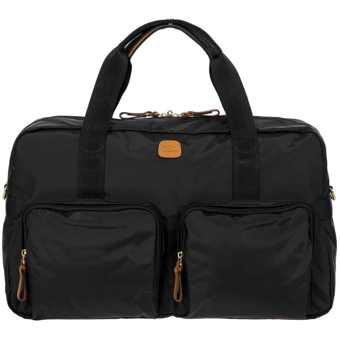 Bric's Black 18 Inch X Travel Boarding Duffle with Pockets Bric's Black 18 Inch X Travel Boarding Duffle with Pockets