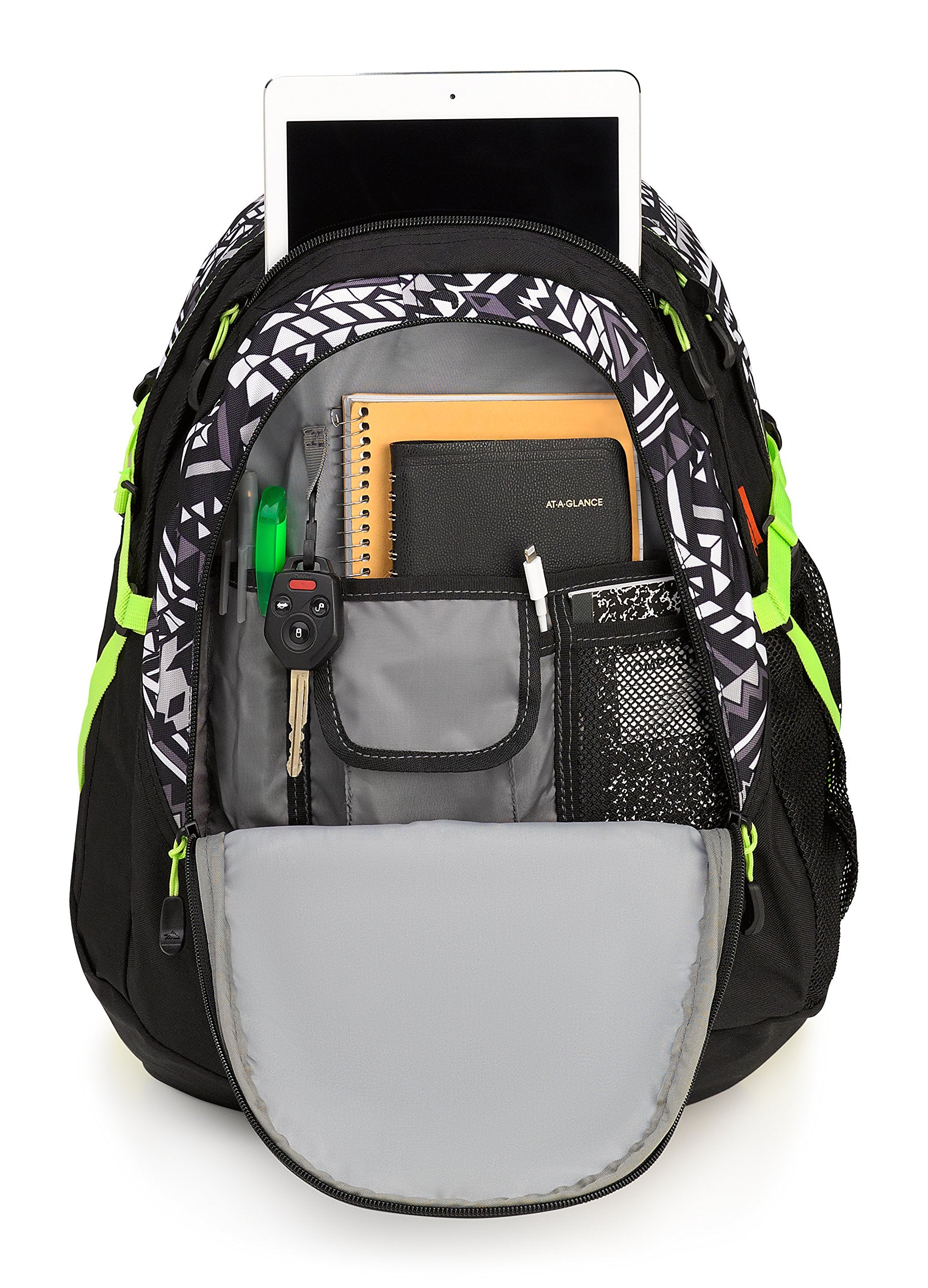 Geo Weave/Black/Zest