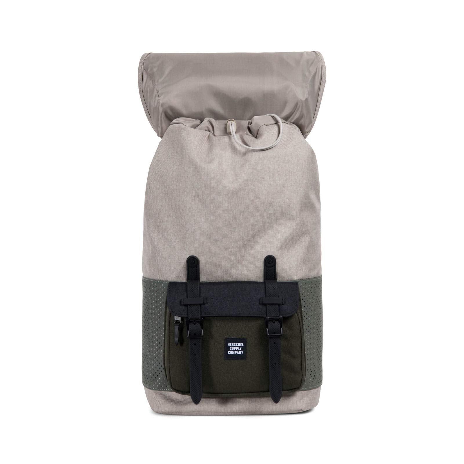 Light Khaki Crosshatch/Forest Night/Black Rubber