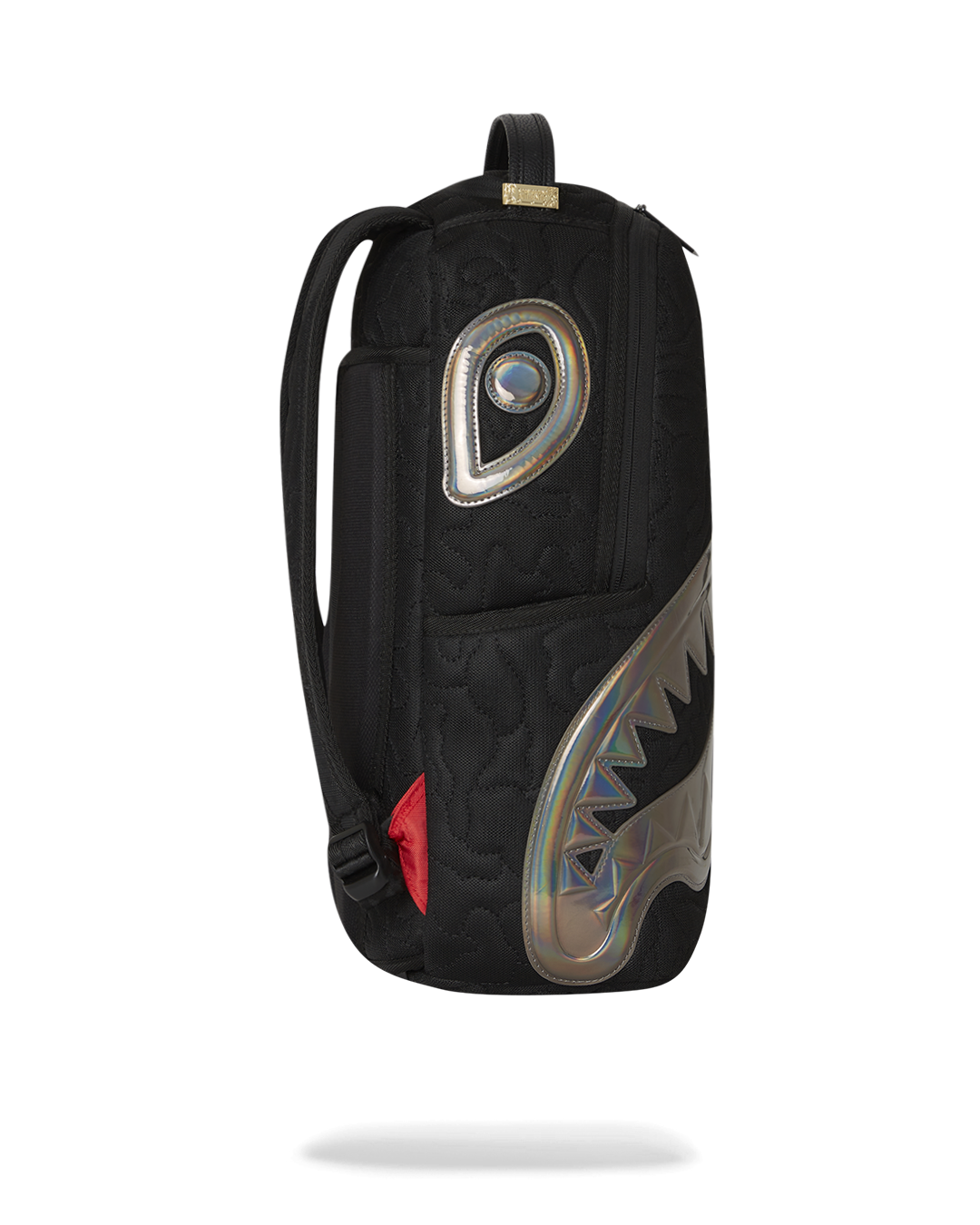 Black Quilted Irridescent