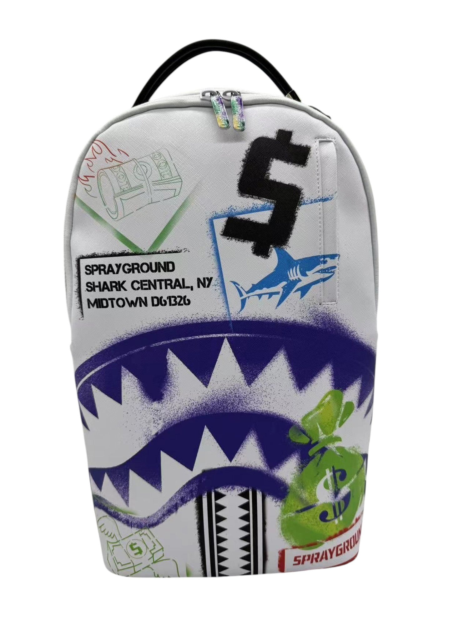 Shark Central Stencils- White