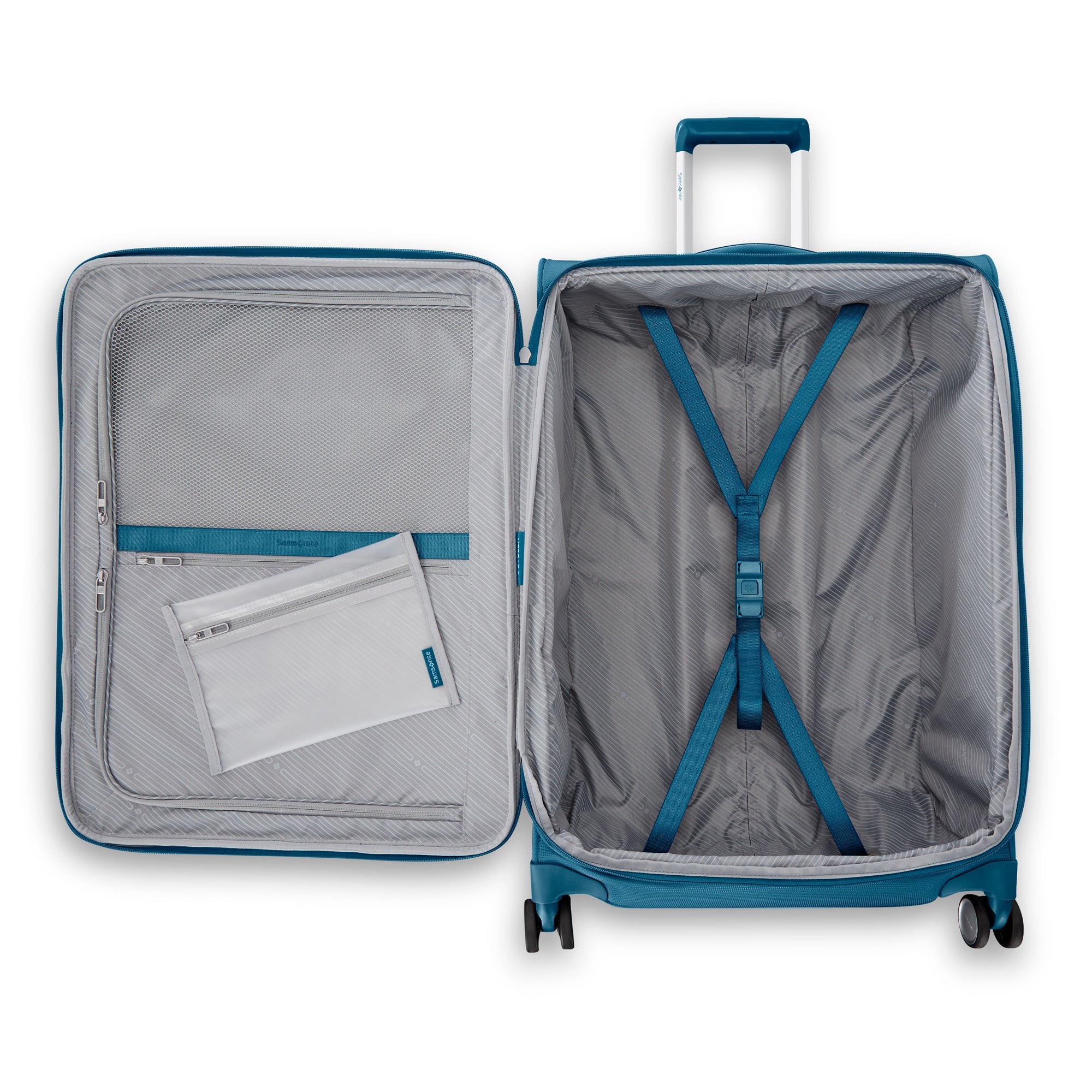 Samsonite UpLIFT Checked-Medium 25-Inch Lightweight Softside Expandable Spinner - Thumbnail 2