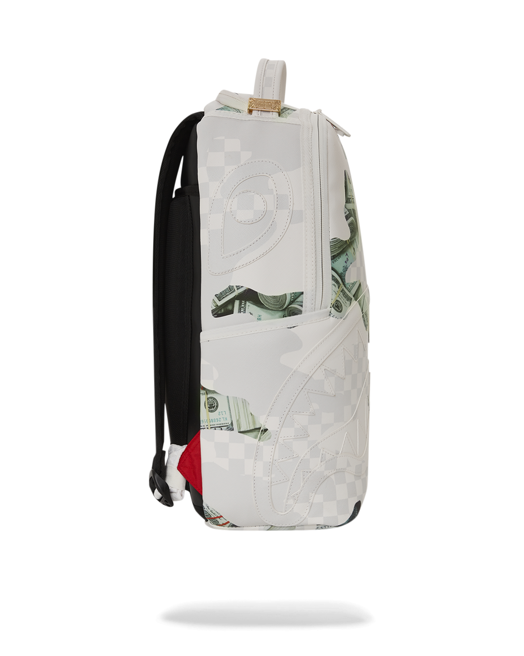 Buy Sprayground Money Rolled Black Duffle Bag at
