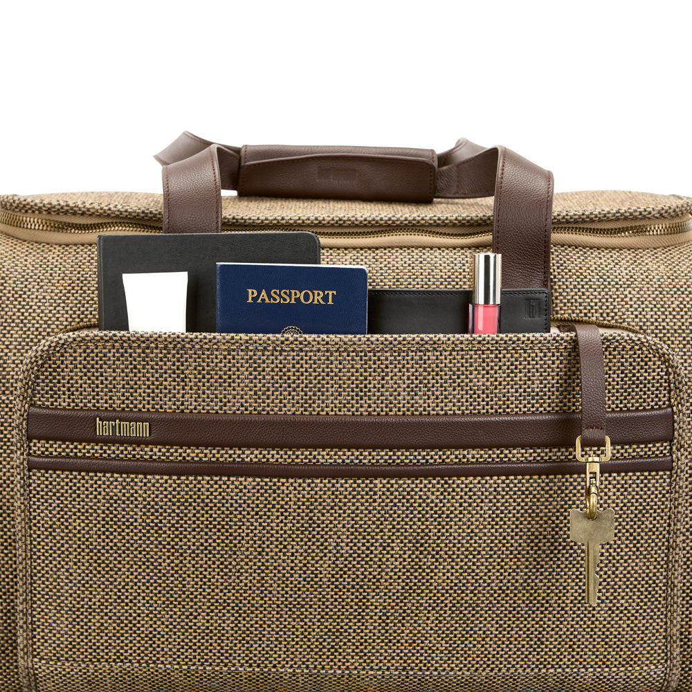 Tweed/Natural Leather
