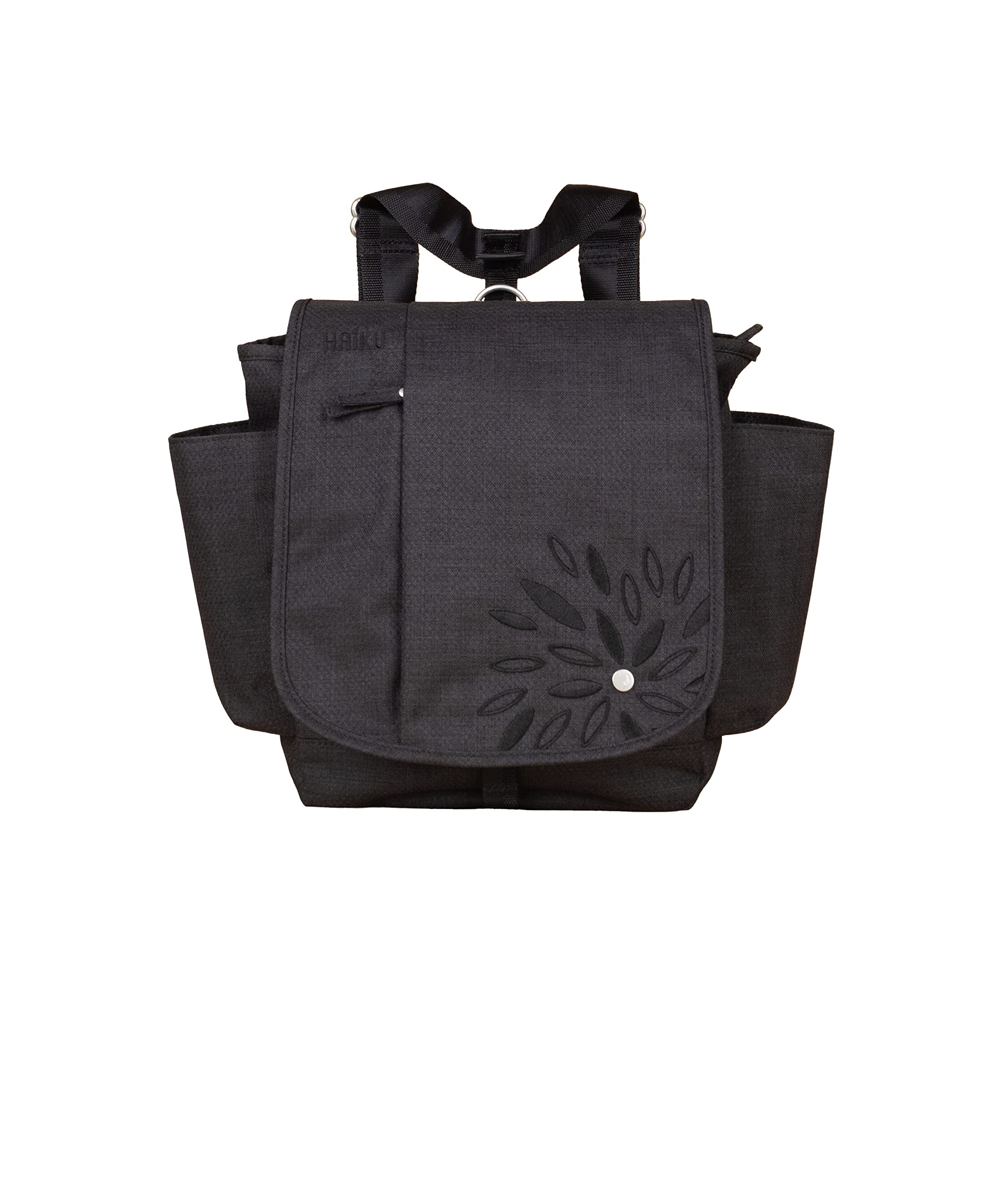 haiku bag tote travel To Go Convertible 2.0 Backpack in Black