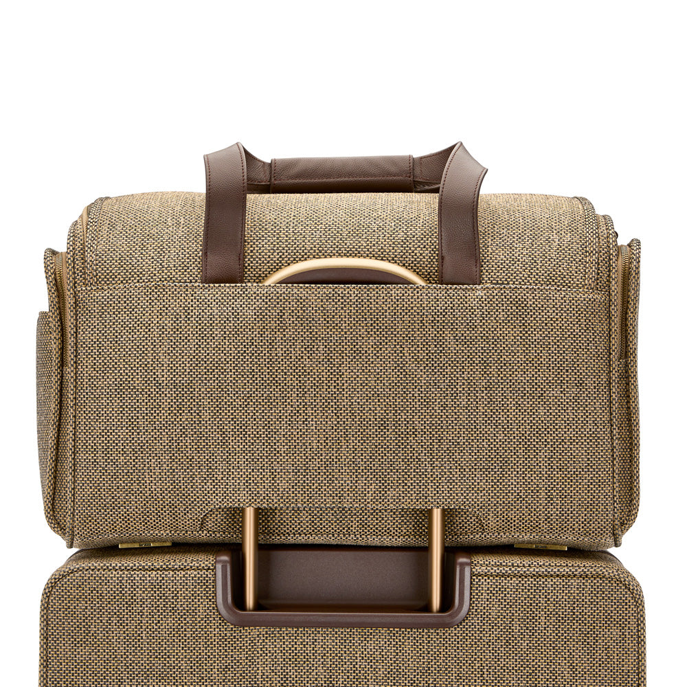 Tweed/Natural Leather