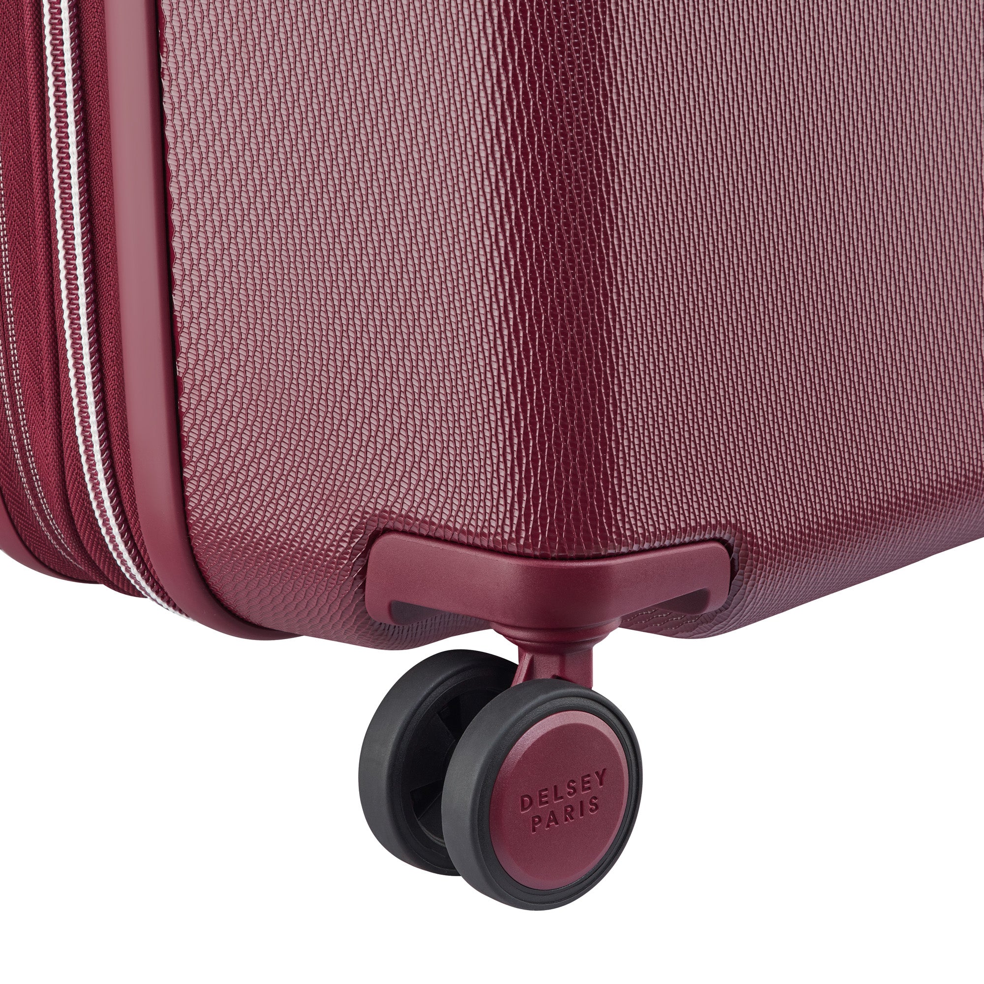 Burgundy / Checked-Large 28 Inch, No Brake