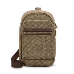 Tweed/Natural Leather