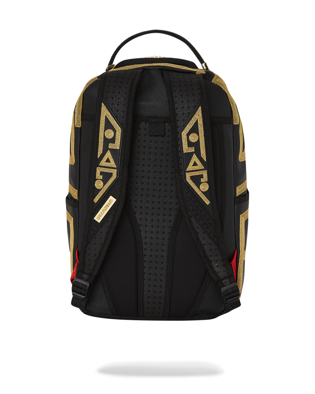 gold sprayground backpack