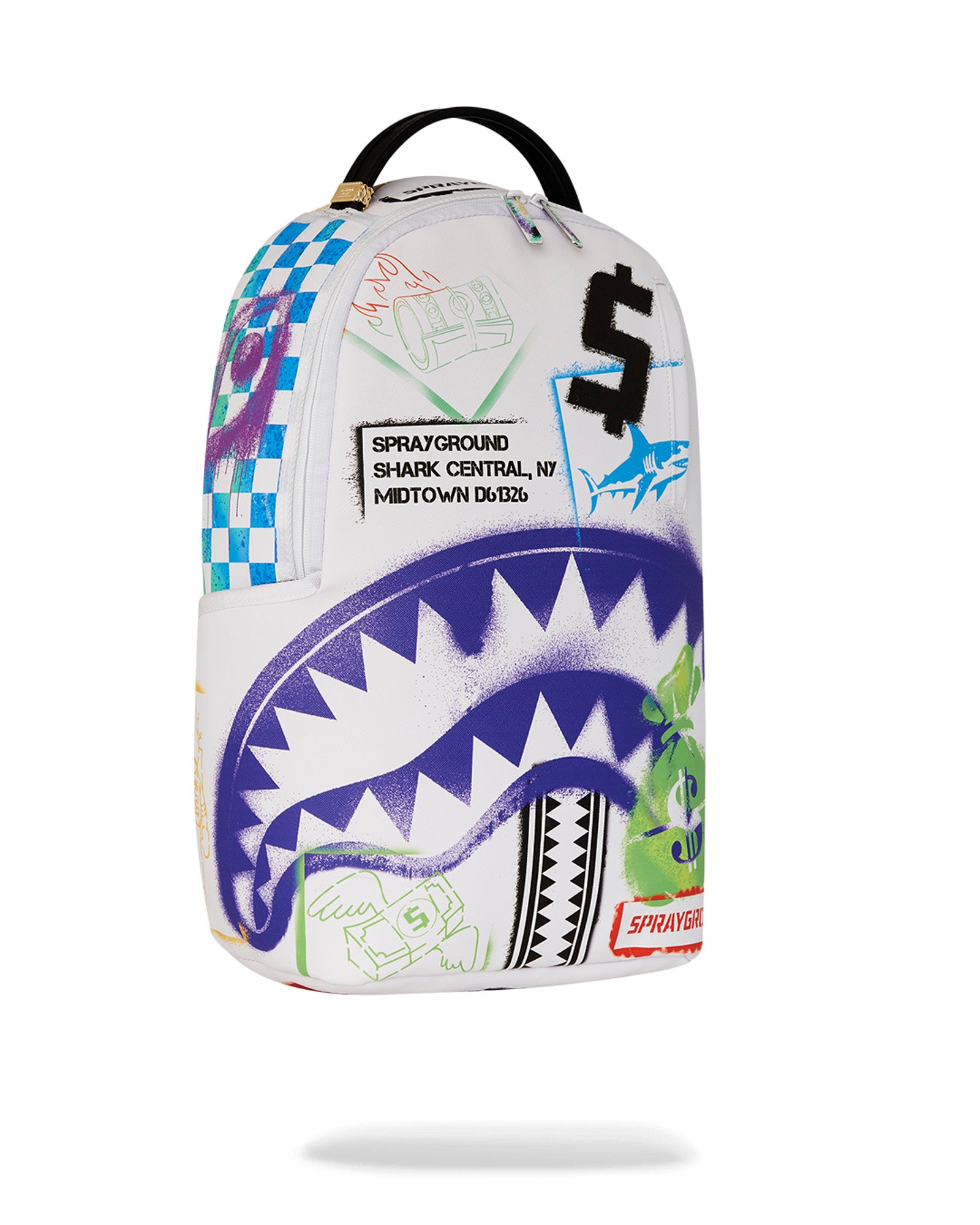 Shark Central Stencils- White