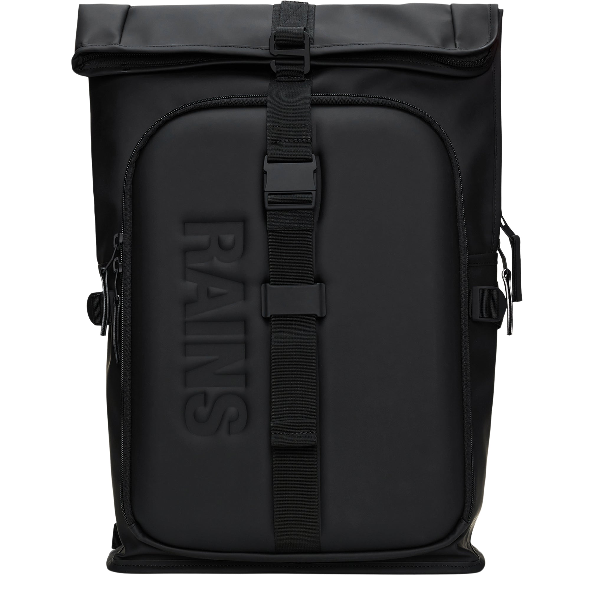 rains waterproof backpack in black Rains Texel Moulded Backpack