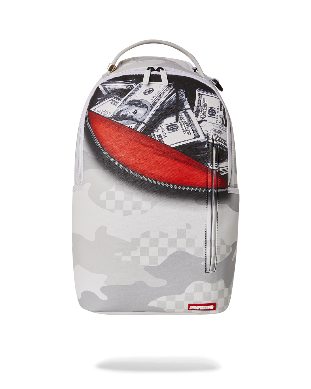 sprayground duffle bag money