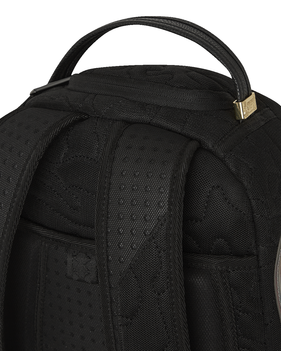 Black Quilted Irridescent