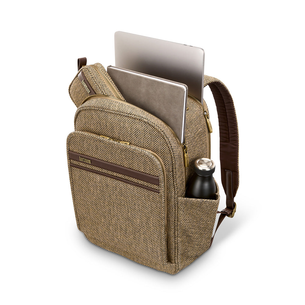 Tweed/Natural Leather