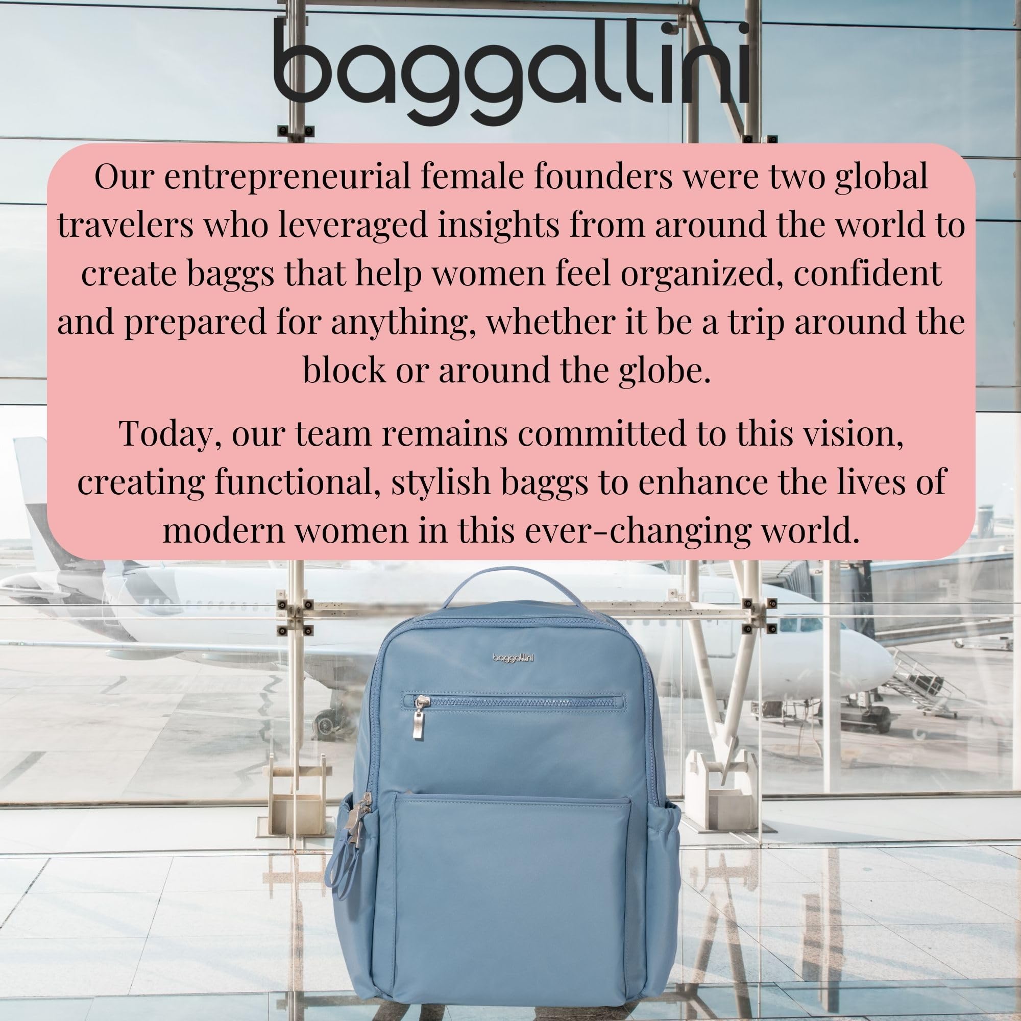 baggallini tribeca expandable laptop backpack Baggallini Tribeca Expandable Laptop Backpack – Luggage Online
