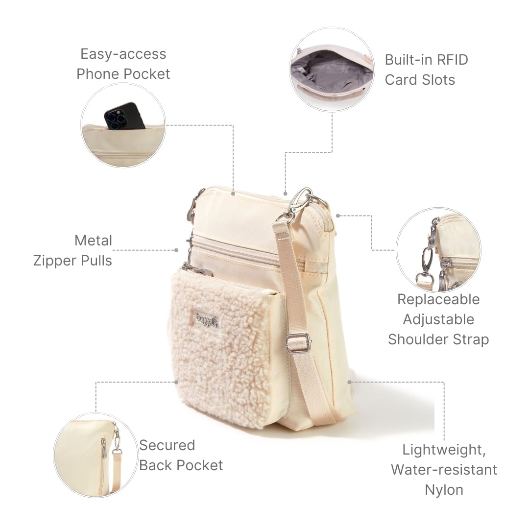 Light Beige Faux Shearling