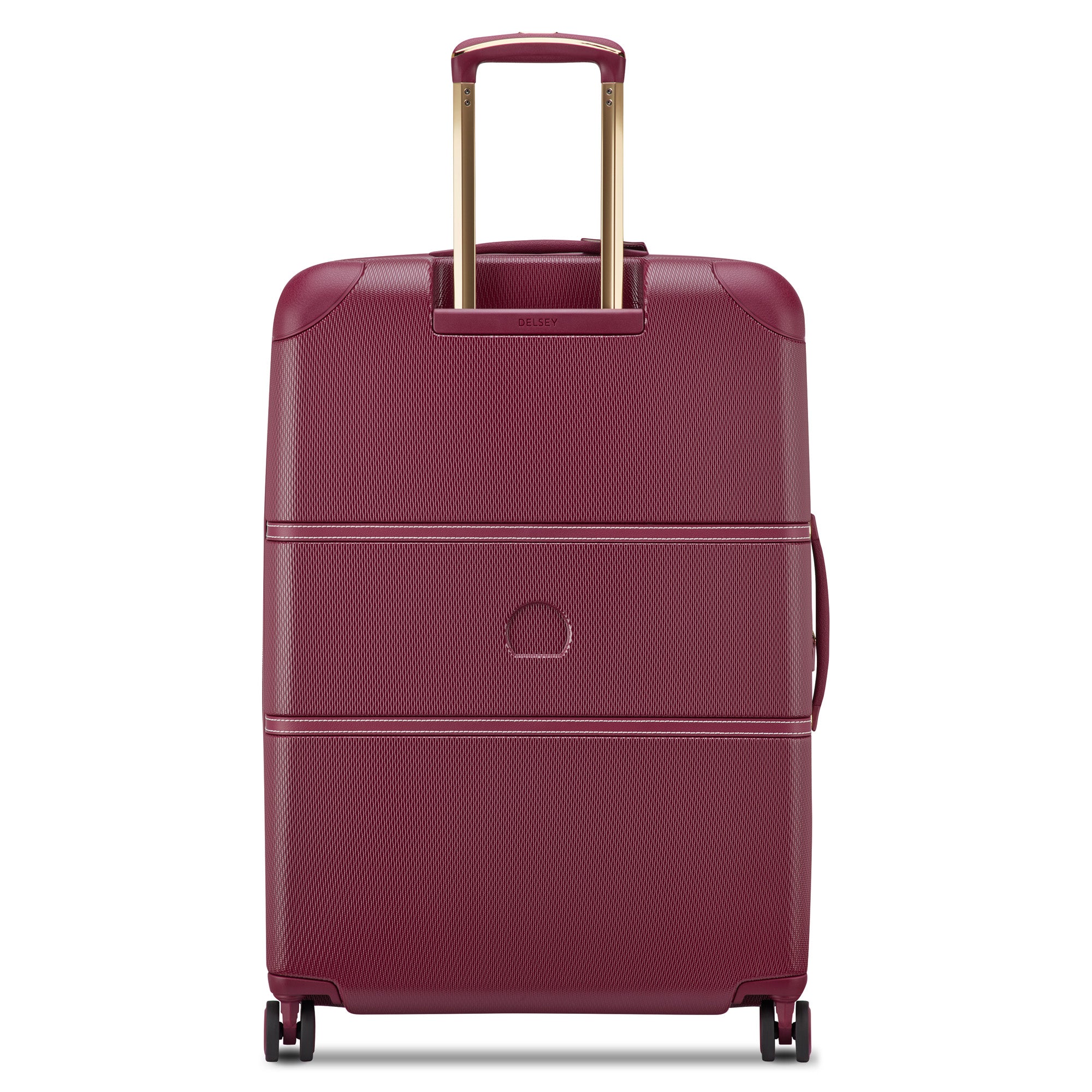Burgundy / Checked-Large 28 Inch, No Brake