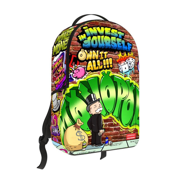 Sprayground Backpack (Monopoly Man Graffiti) – Luggage Online