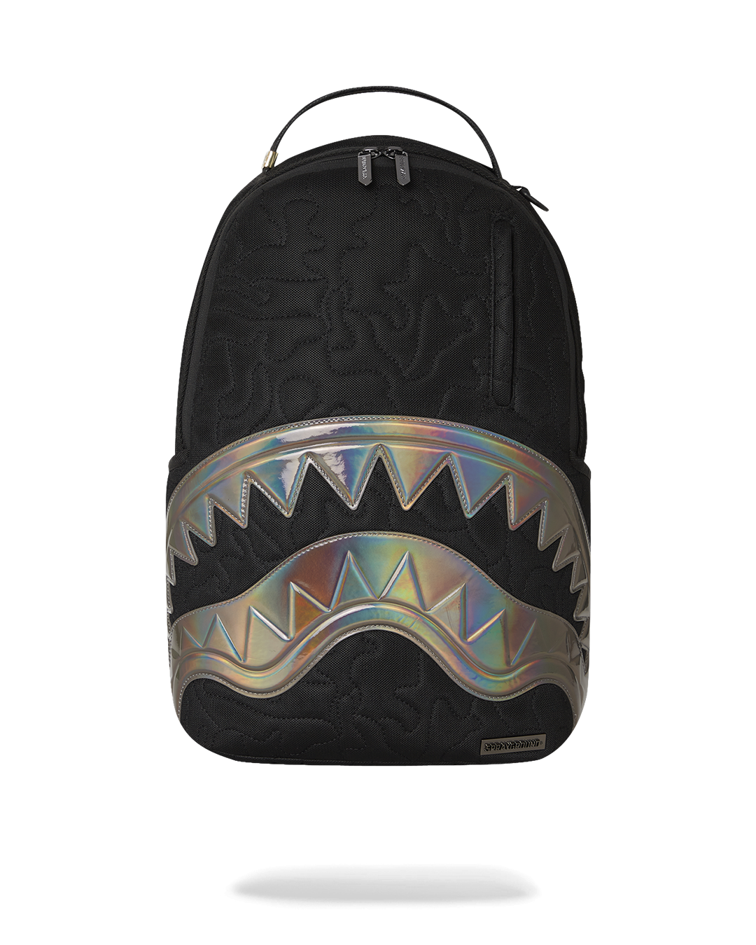 Black Quilted Irridescent