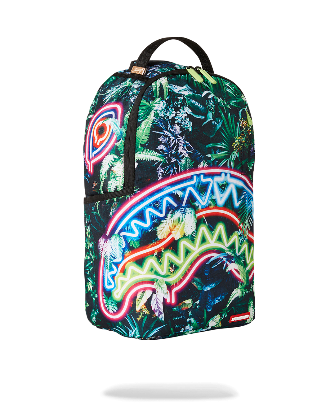 Neon shark backpack hotsell