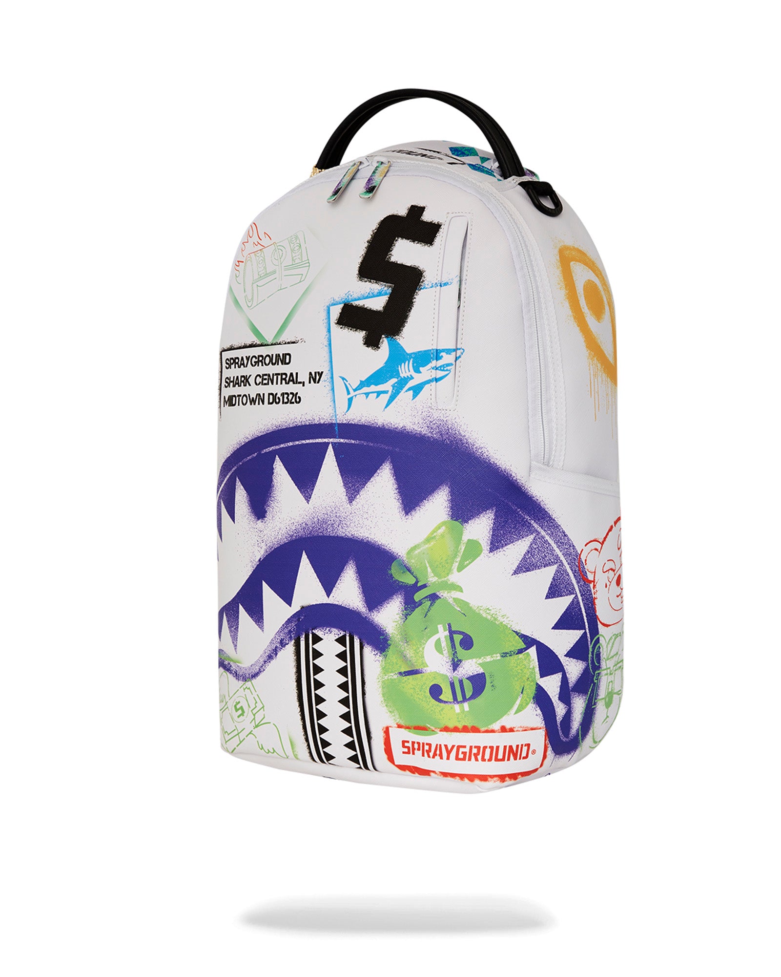 Shark Central Stencils- White
