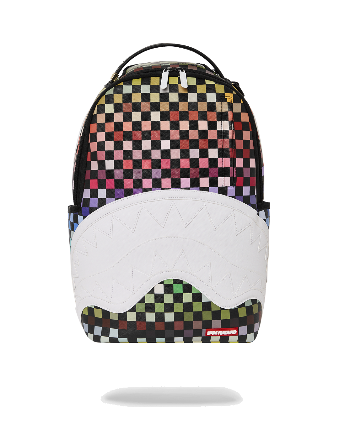 camouflage check print backpack, Sprayground