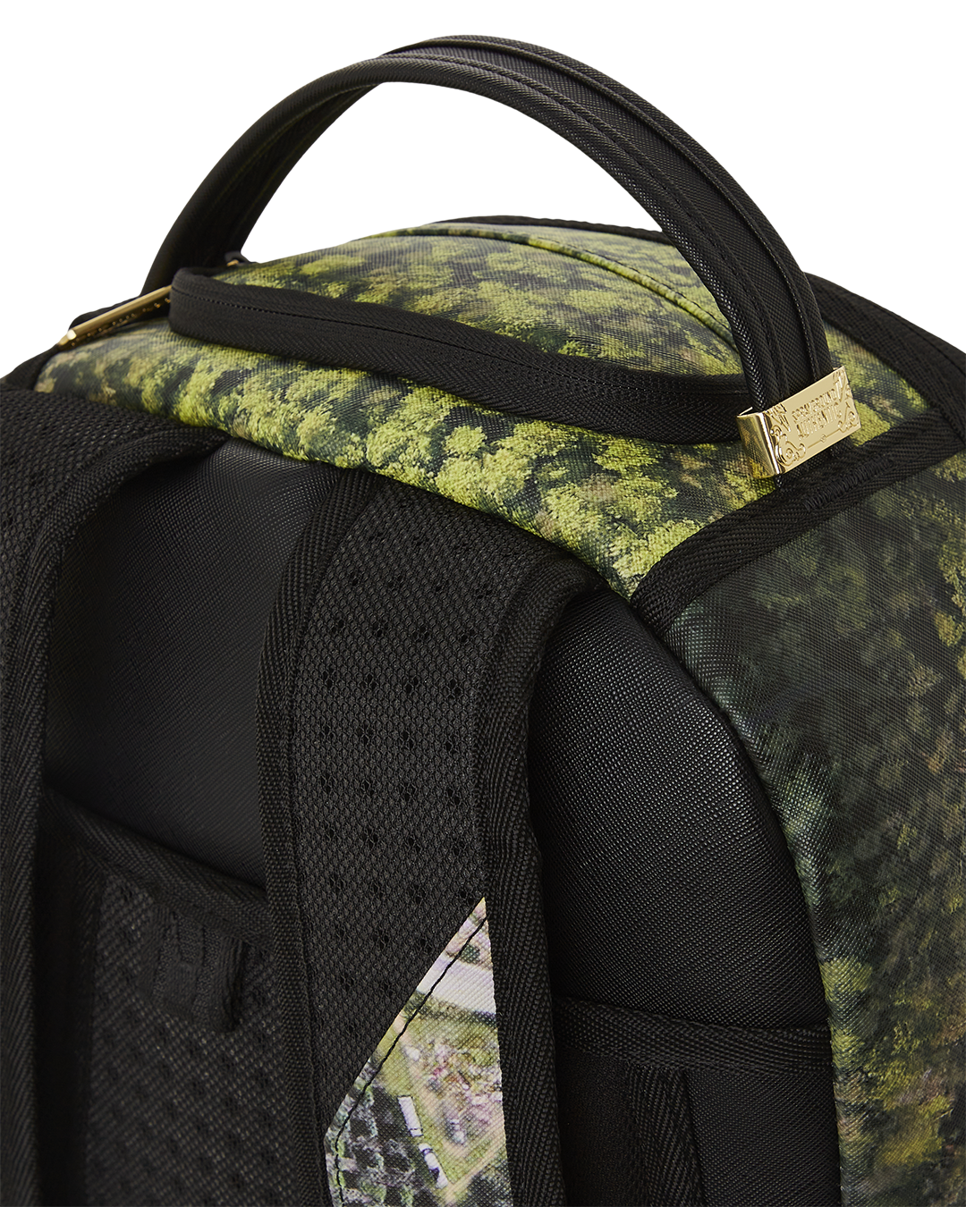 camouflage check print backpack | Sprayground 