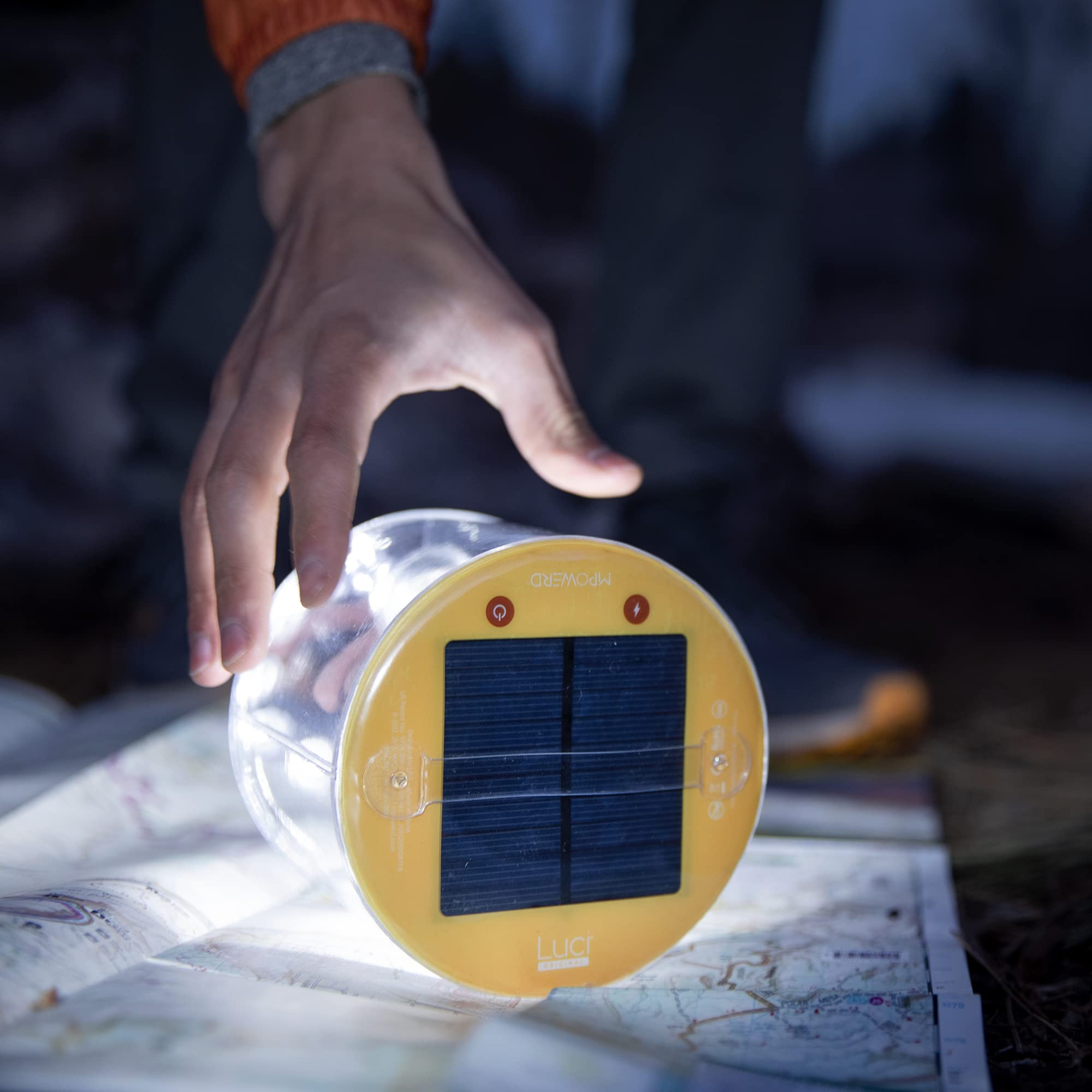 Luci Original: 65 Lumens, Usb-C Charging, Clear Finish + Warm White Leds