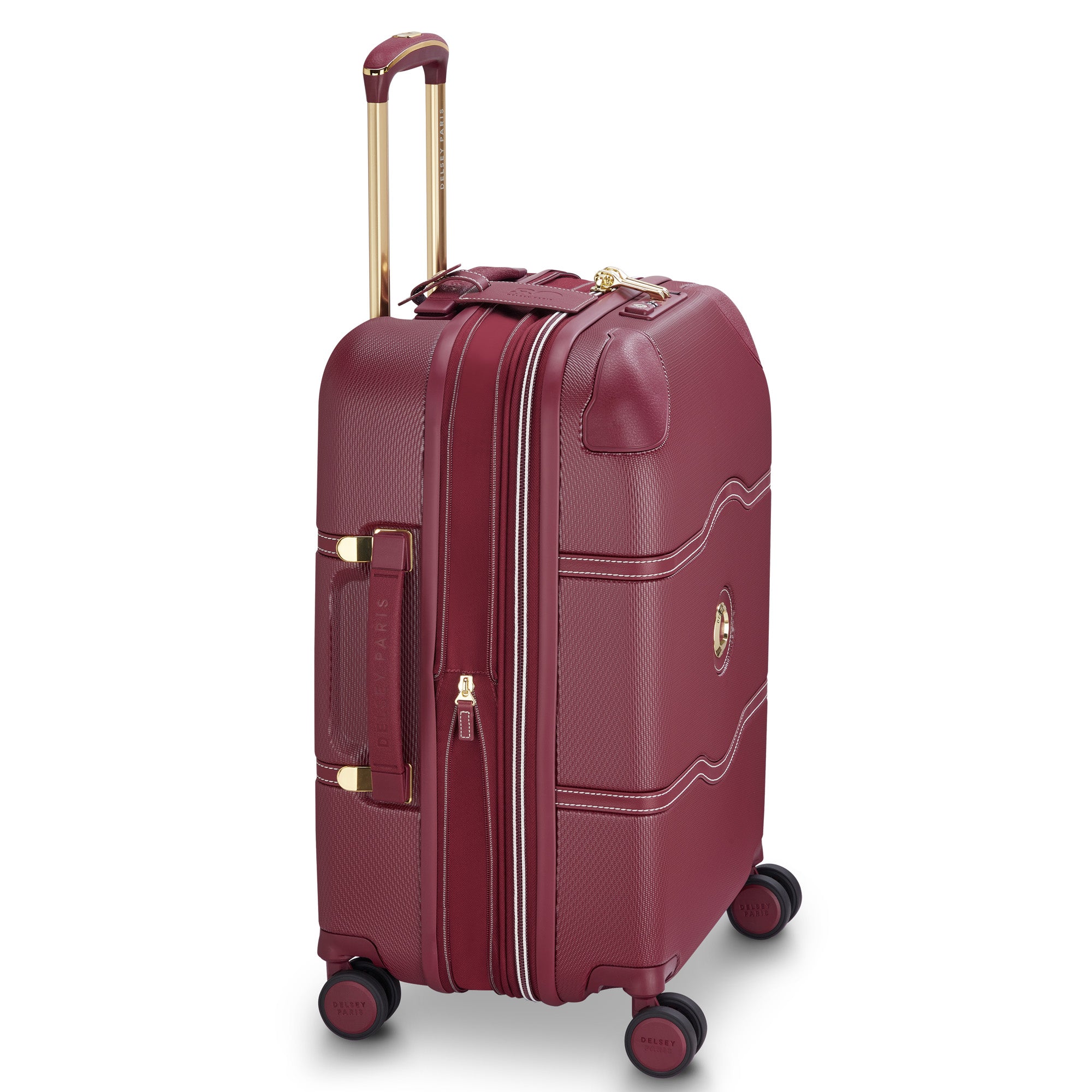 Burgundy / Carry-on 21 Inch, No Brake