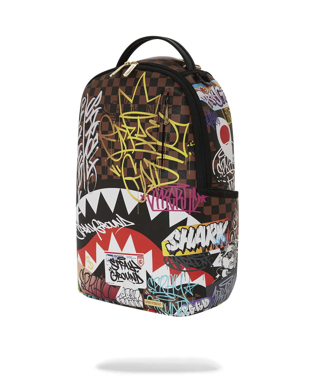 Sprayground Tagged Up Sharks In Paris Backpack